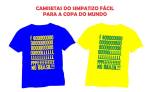Camiseta Golpe no Brasil amarela e azul&nbsp;01