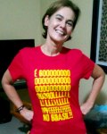 Camiseta Golpe no Brasil COMP Claudia B&nbsp;01